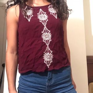 LA Hearts Tie Tank Top